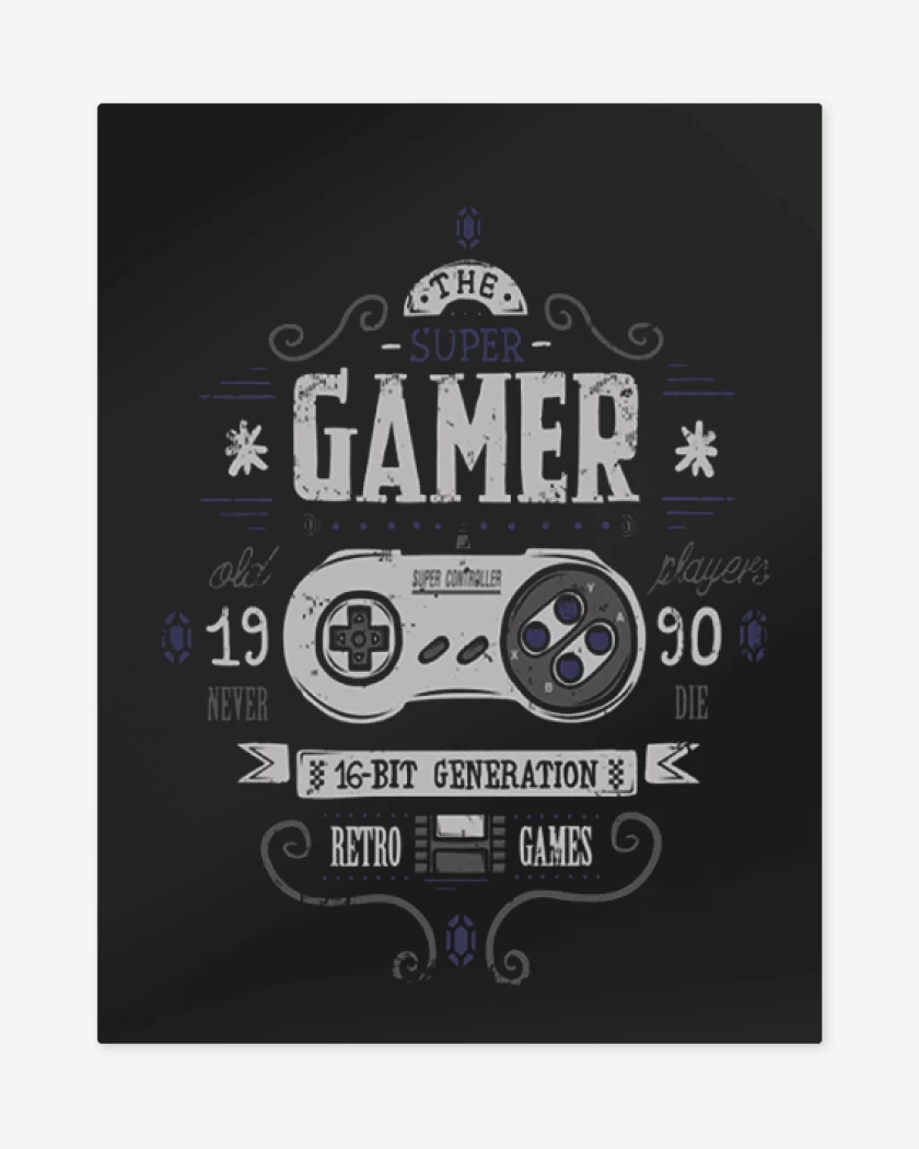 Print metalico The super gamer