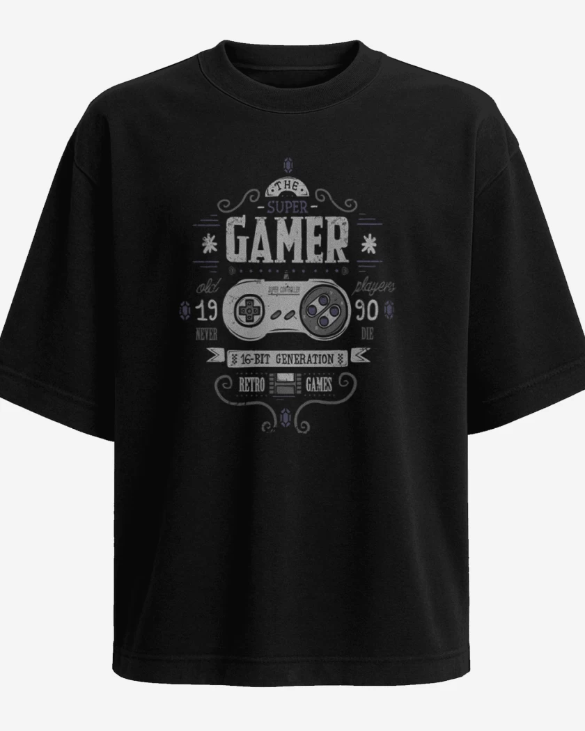 Polera Oversize The super gamer