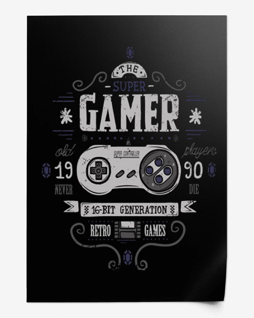 Print The super gamer
