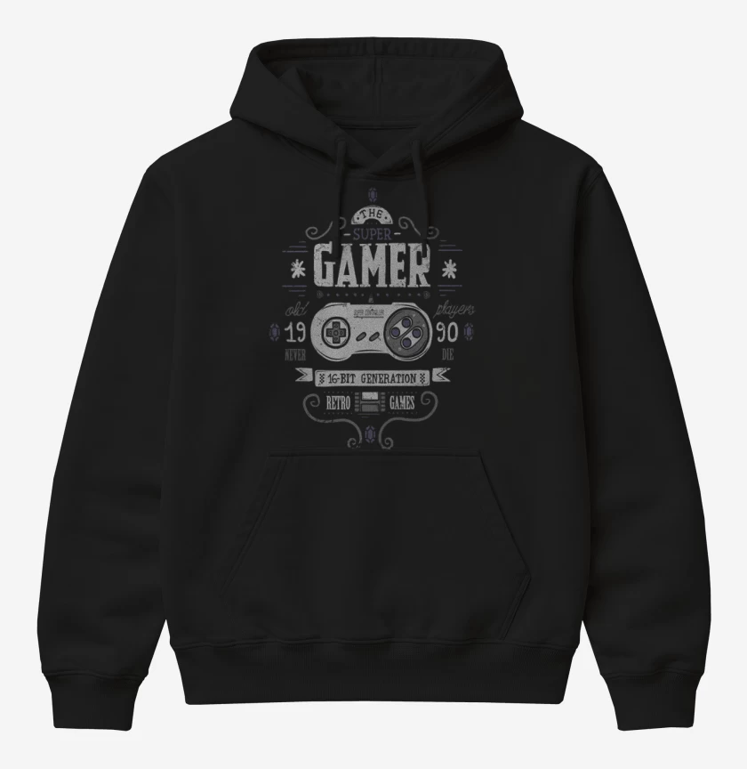 Poleron Canguro básico The super gamer