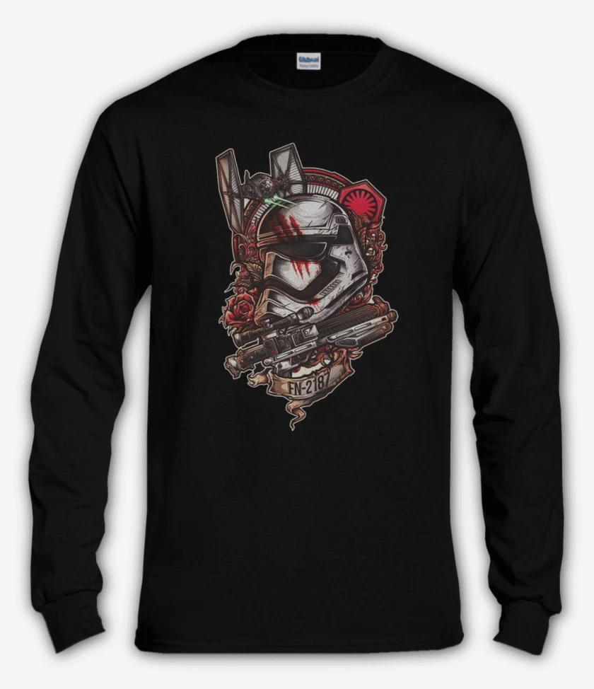 Polera manga larga Negro de Trooper