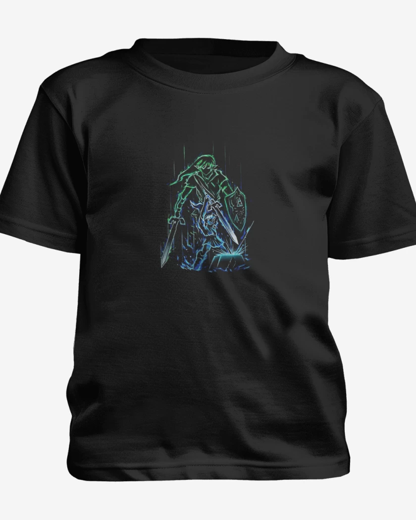 Polera de niño Negro de Link neon