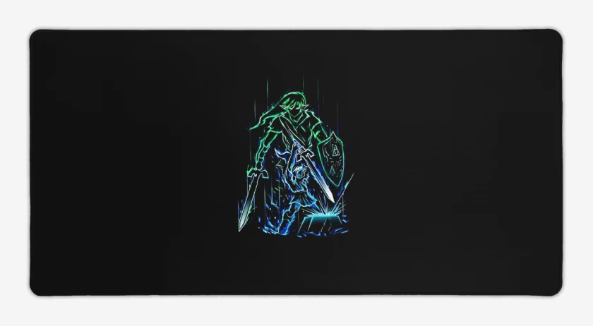 Mouse pad Gamer Negro de Link neon