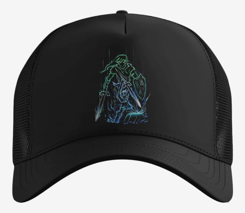 Gorro Negro de Link neon