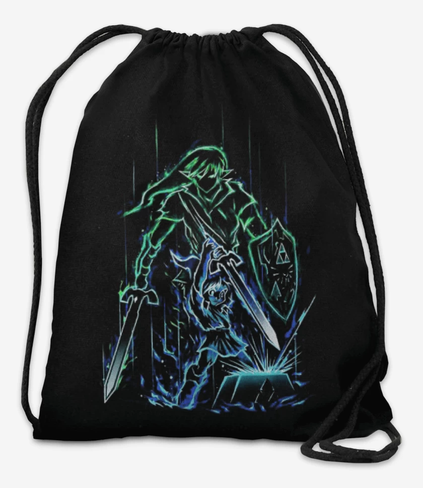 Mochila Negro de Link neon