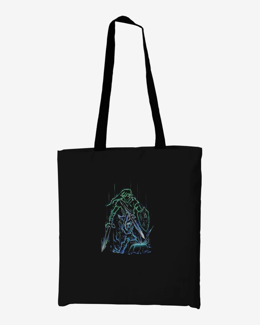Totebag Negro de Link neon