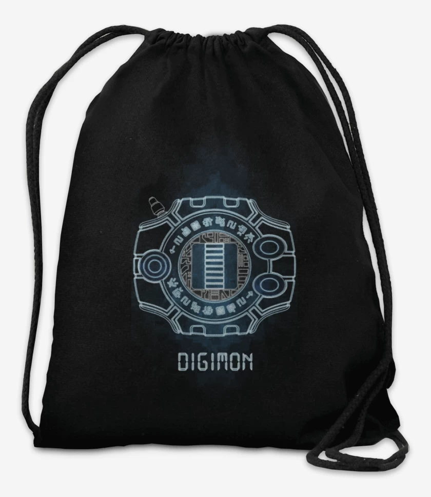 Mochila Negro de Digimon