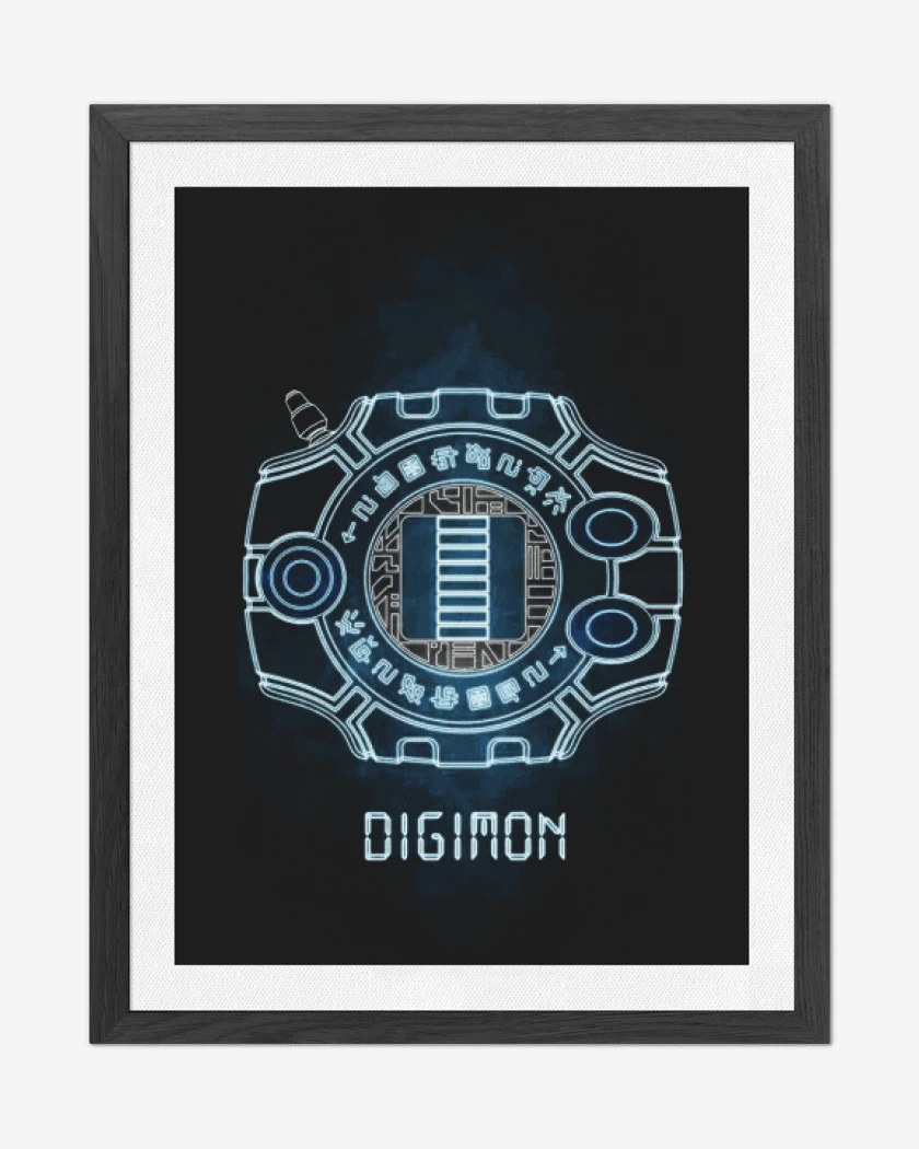 Cuadro decorativo Negro de Digimon
