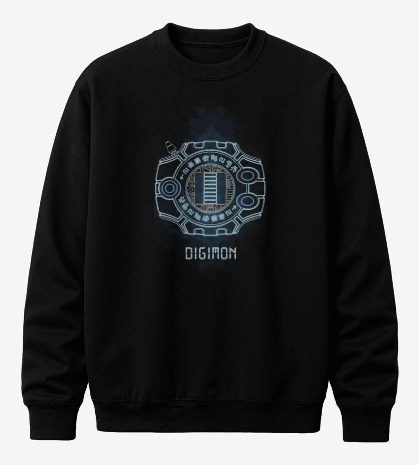 Poleron polo Negro de Digimon