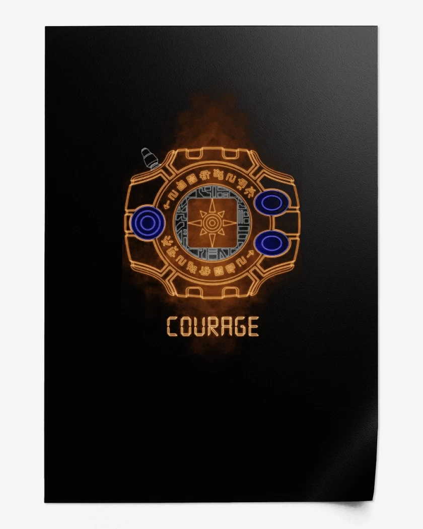 Print Digimon courage