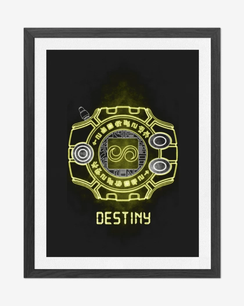 Cuadro decorativo Negro de digimon destiny