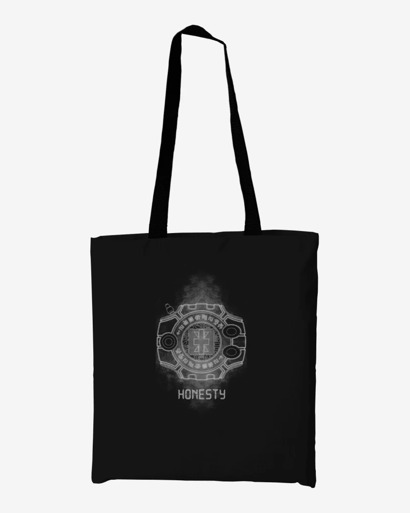 Totebag Negro de digimon honesty