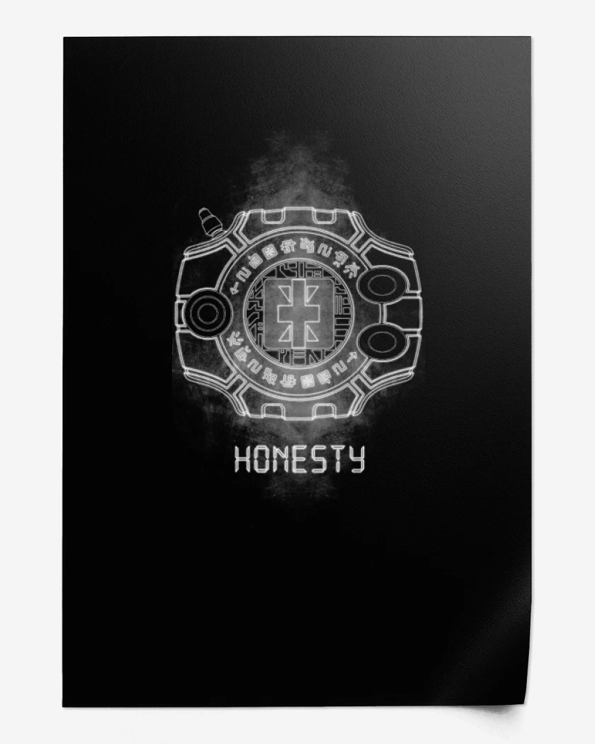 Print digimon honesty