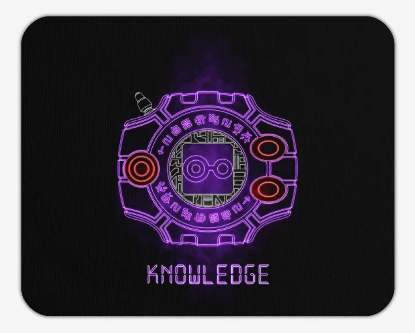 Mousepad Digimon knowledge