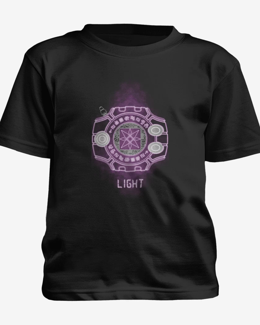 Polera de niño Negro de digimon light