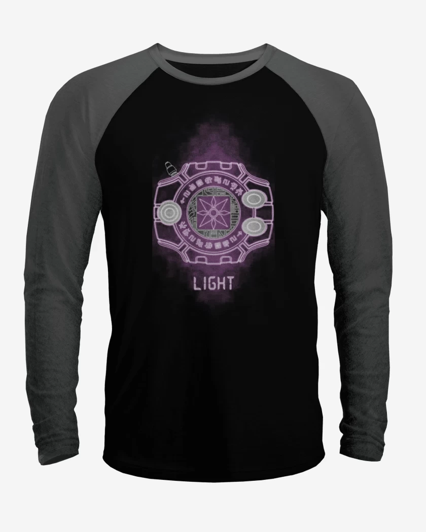 Polera Raglan digimon light