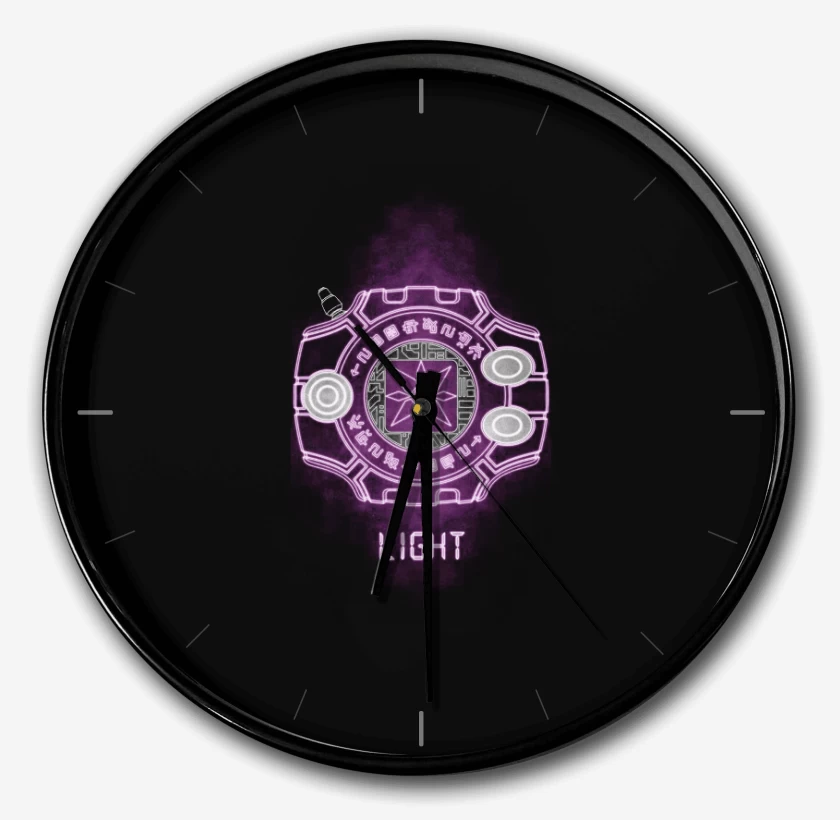 Reloj Negro de digimon light