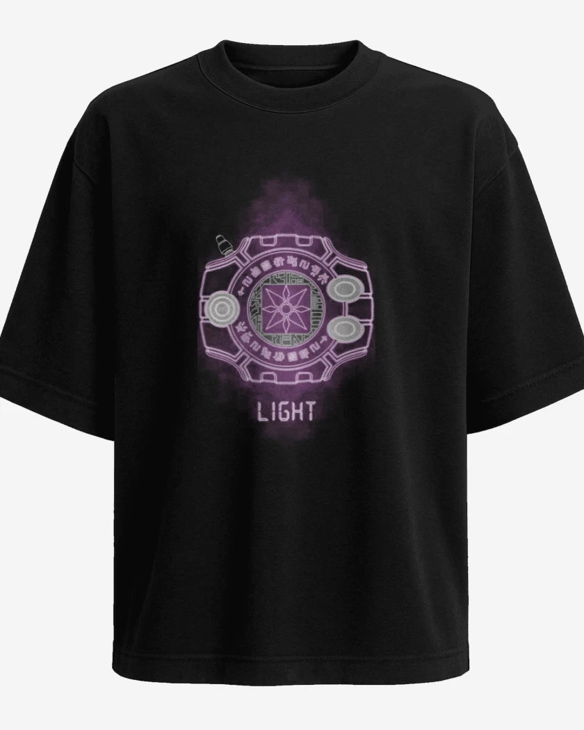 Polera Oversize digimon light