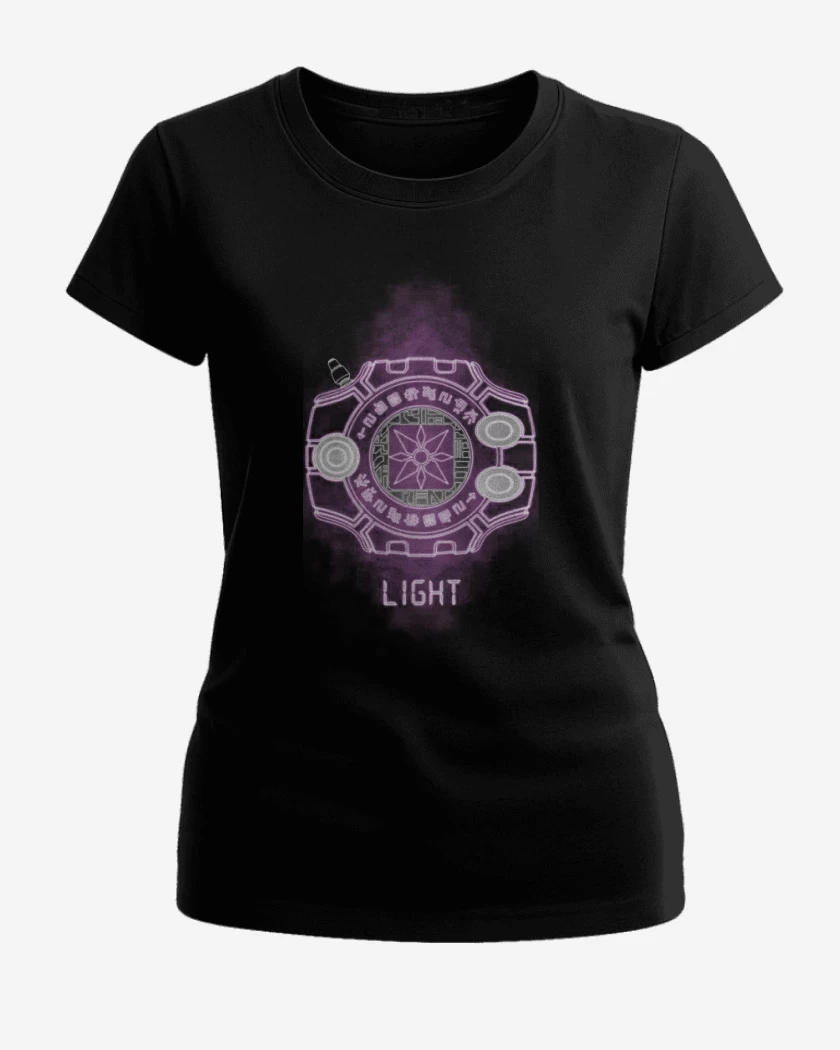 Polera de Mujer Negro de digimon light