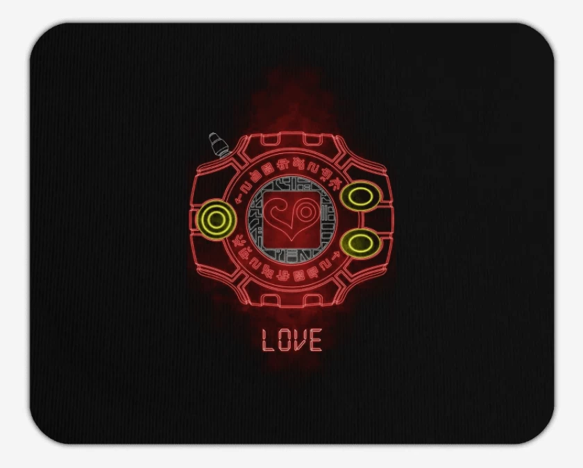 Mousepad Digimon love