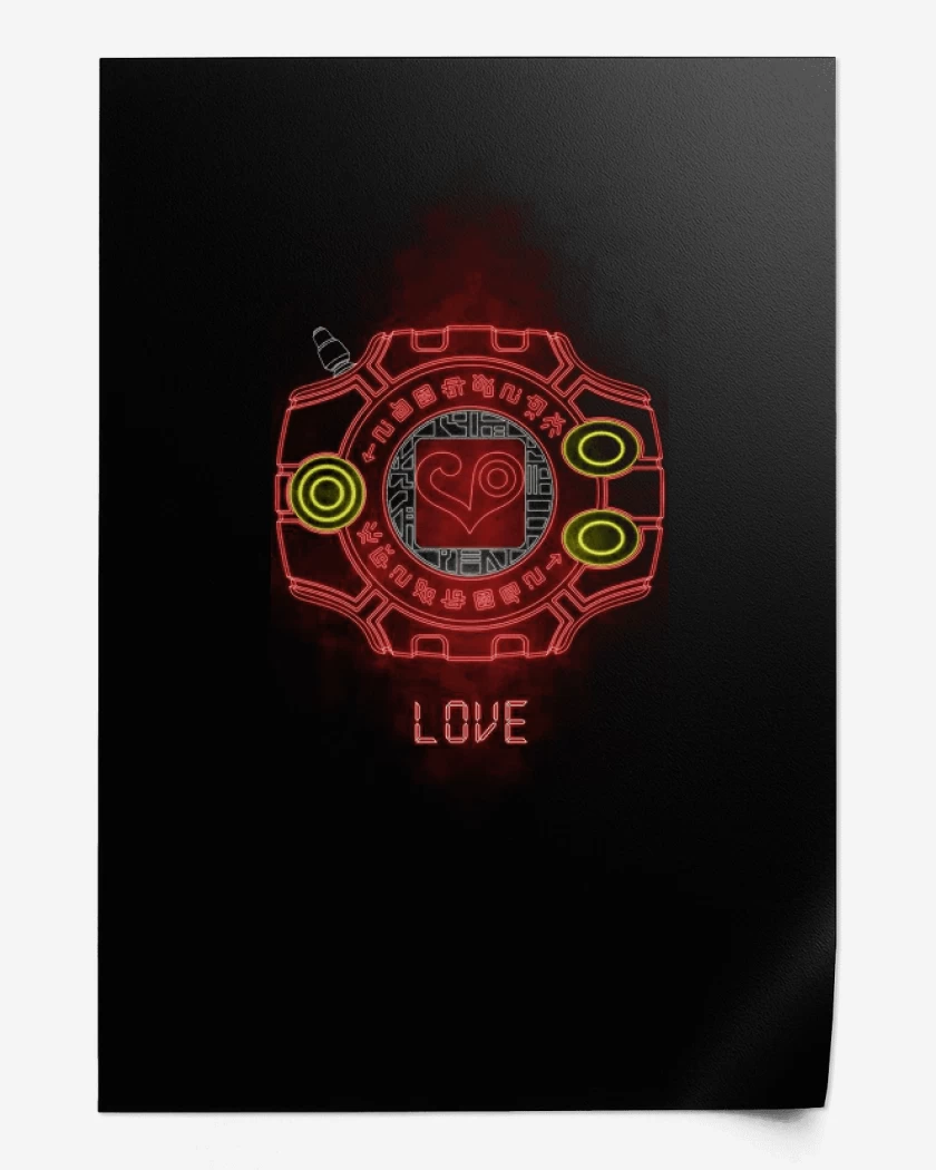 Print Digimon love