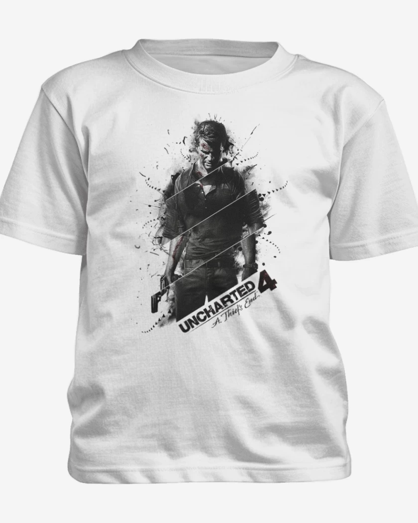 Polera de niño Blanco de Uncgarted 4