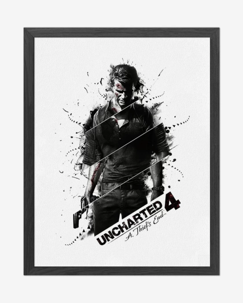 Cuadro decorativo Blanco de Uncgarted 4