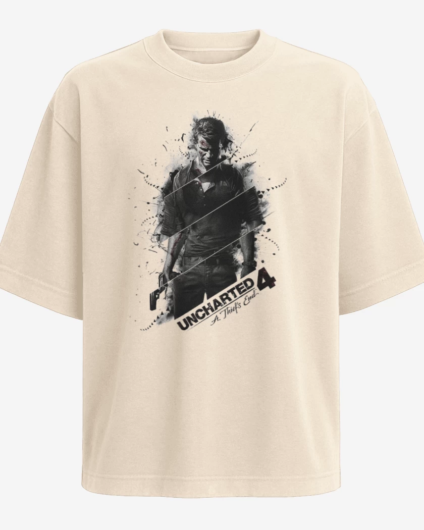 Polera Oversize Beige de Uncgarted 4