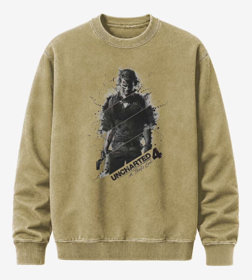Poleron Polo Acid Wash Beige de Uncgarted 4