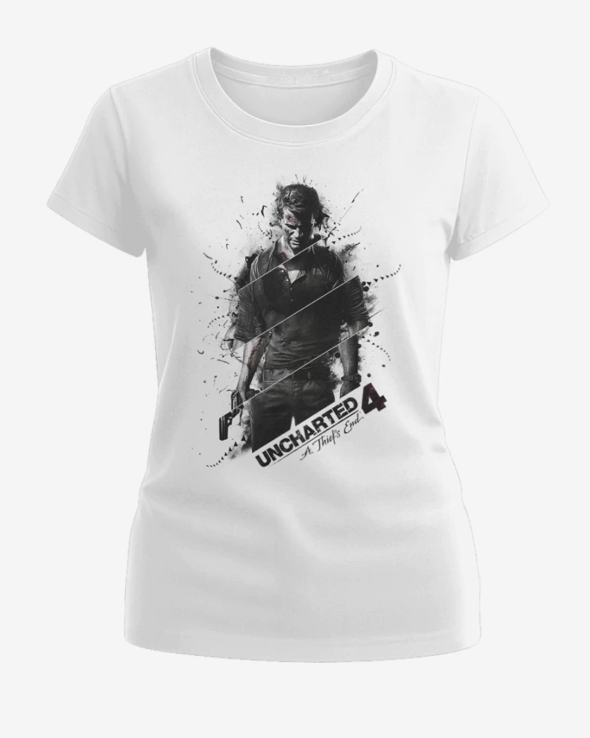 Polera de Mujer Blanco de Uncgarted 4