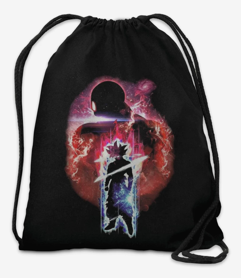 Mochila Negro de Goku vs jiren