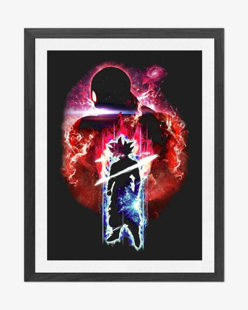 Cuadro decorativo Goku vs jiren