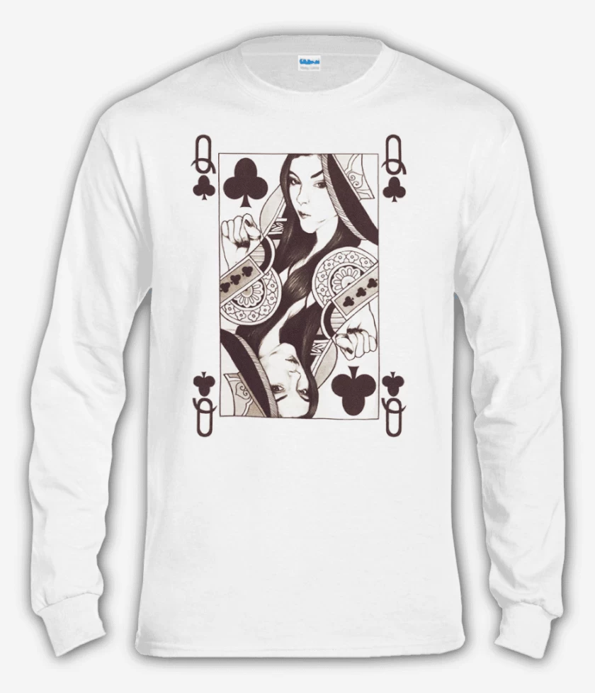 Polera manga larga Blanco de sashita