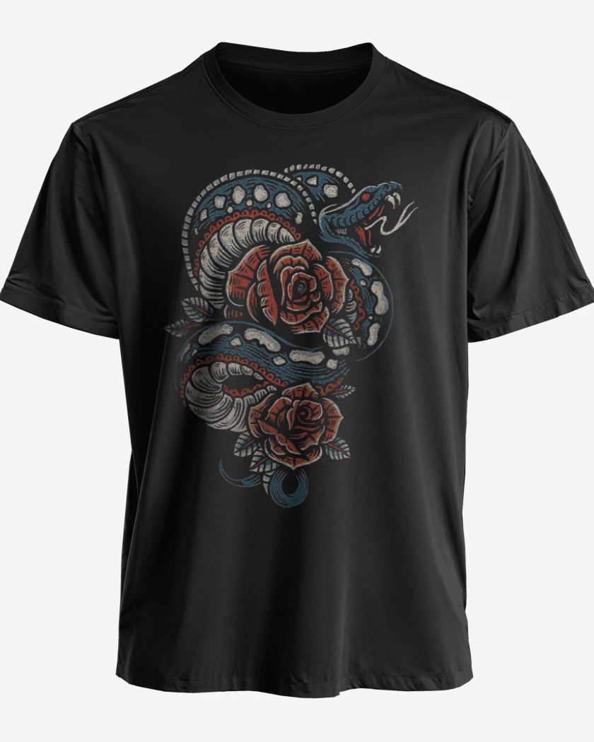 Polera Snake and roses