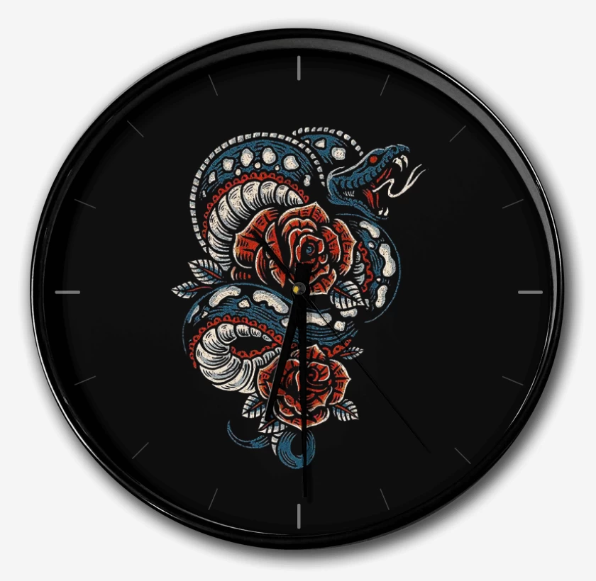 Reloj Snake and roses