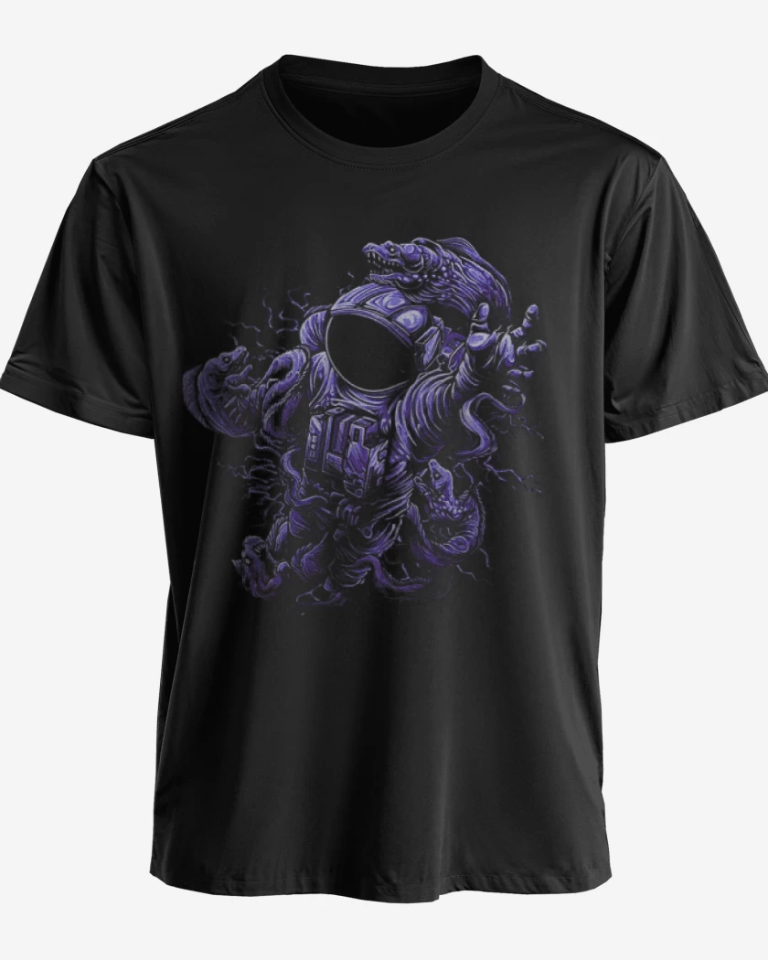 Polera Negro de astronauta 11