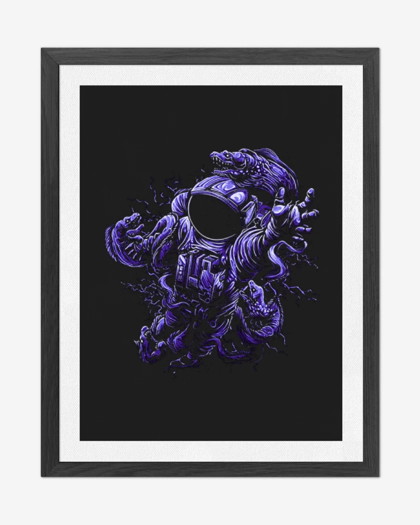 Cuadro decorativo astronauta 11