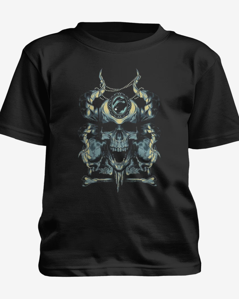 Polera de niño Negro de Demonio