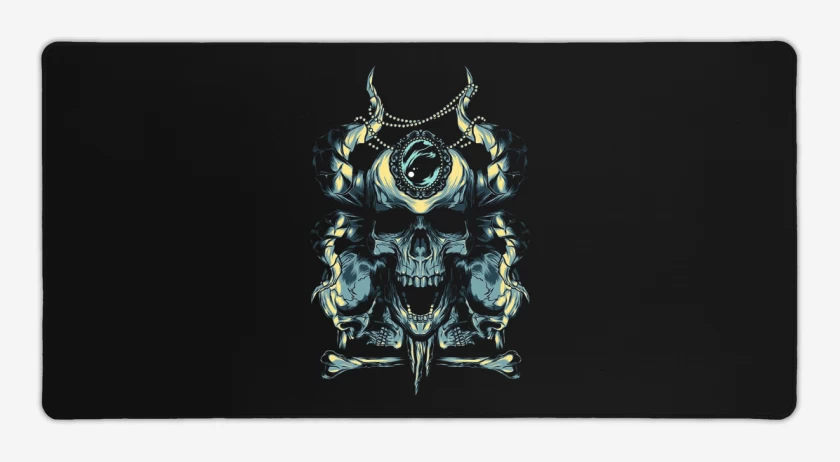 Mouse pad Gamer Negro de Demonio