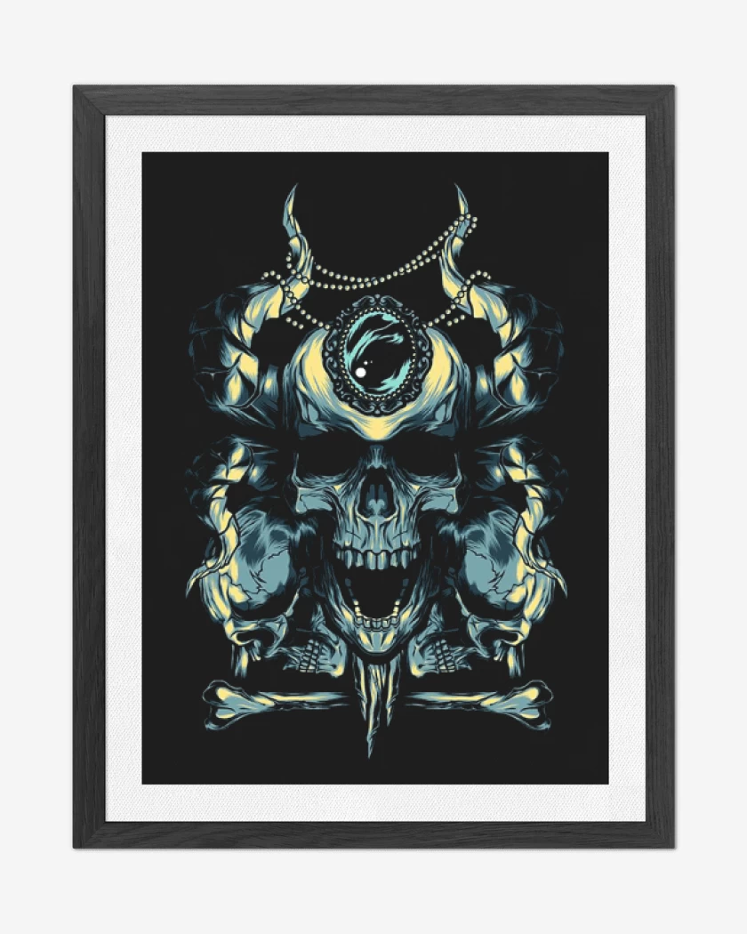 Cuadro decorativo Negro de Demonio