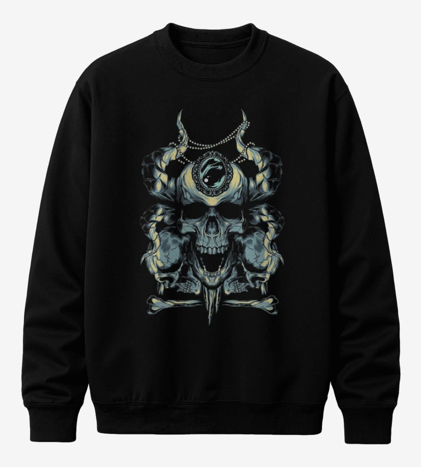 Poleron polo Negro de Demonio
