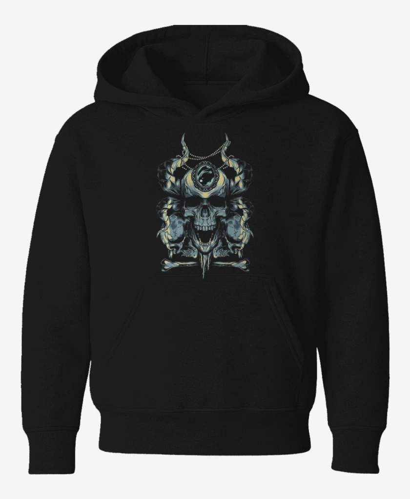 Poleron de niño Negro de Demonio