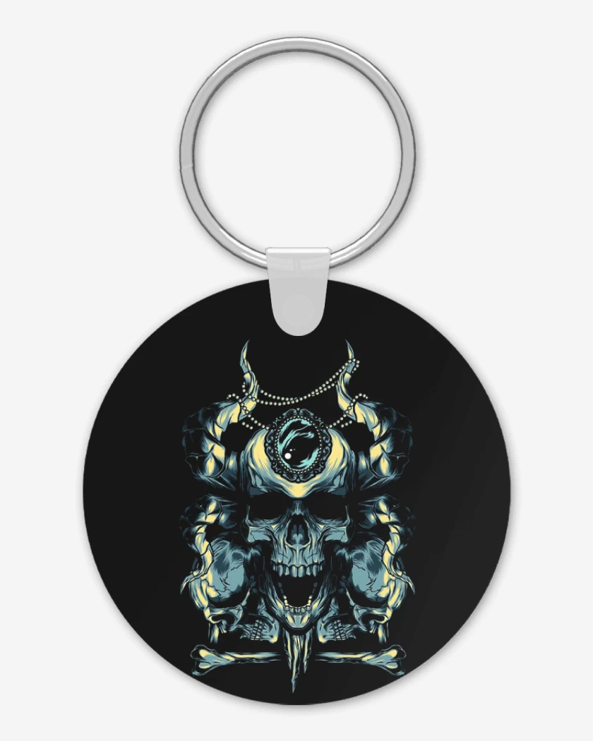 Llavero Negro de Demonio