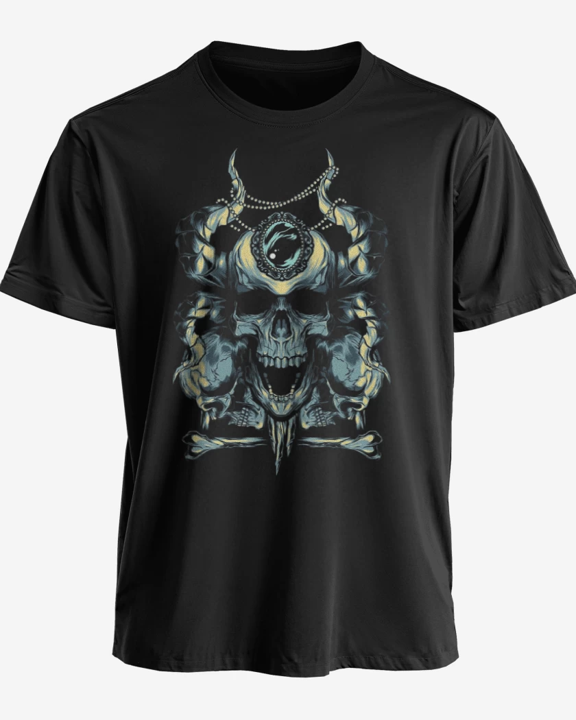 Polera premium Negro de Demonio