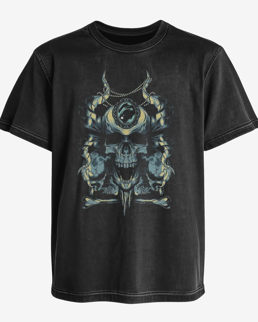 Polera desgastada Demonio