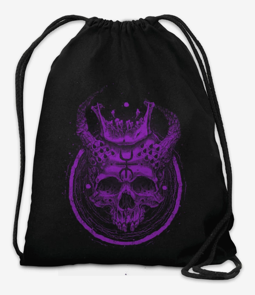 Mochila Negro de King skull