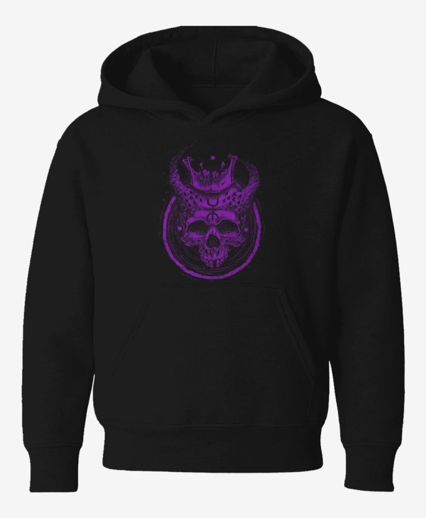 Poleron de niño Negro de King skull