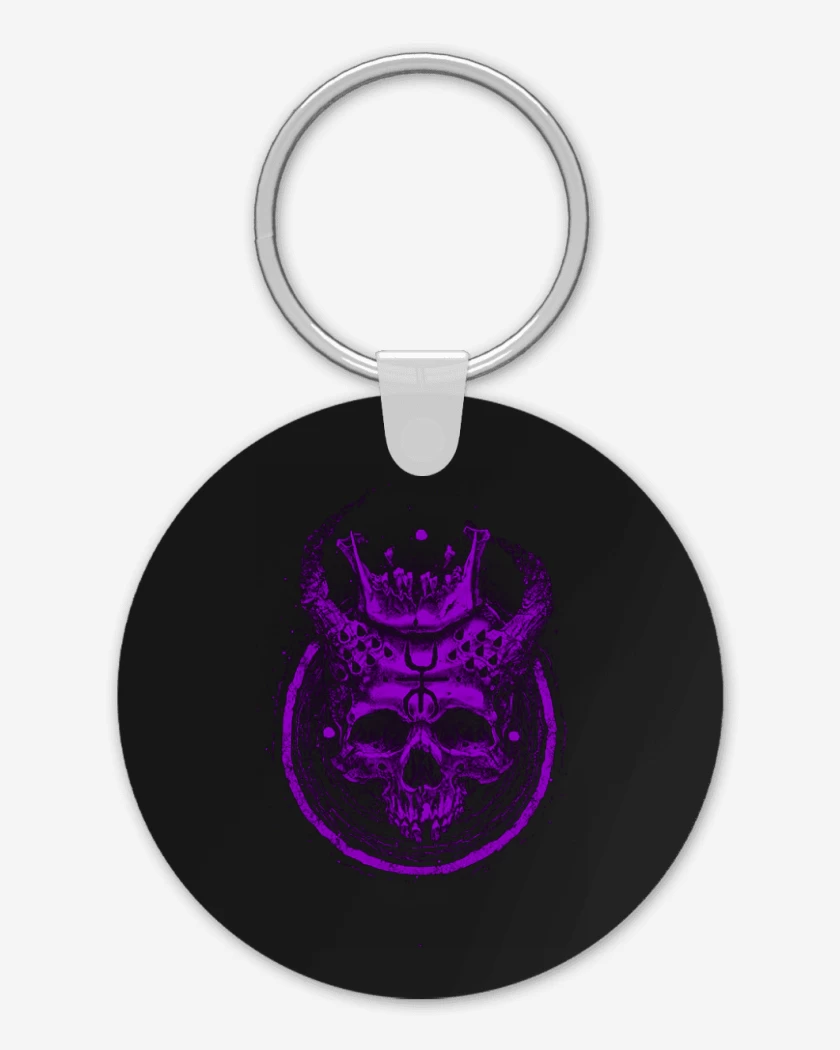 Llavero Negro de King skull