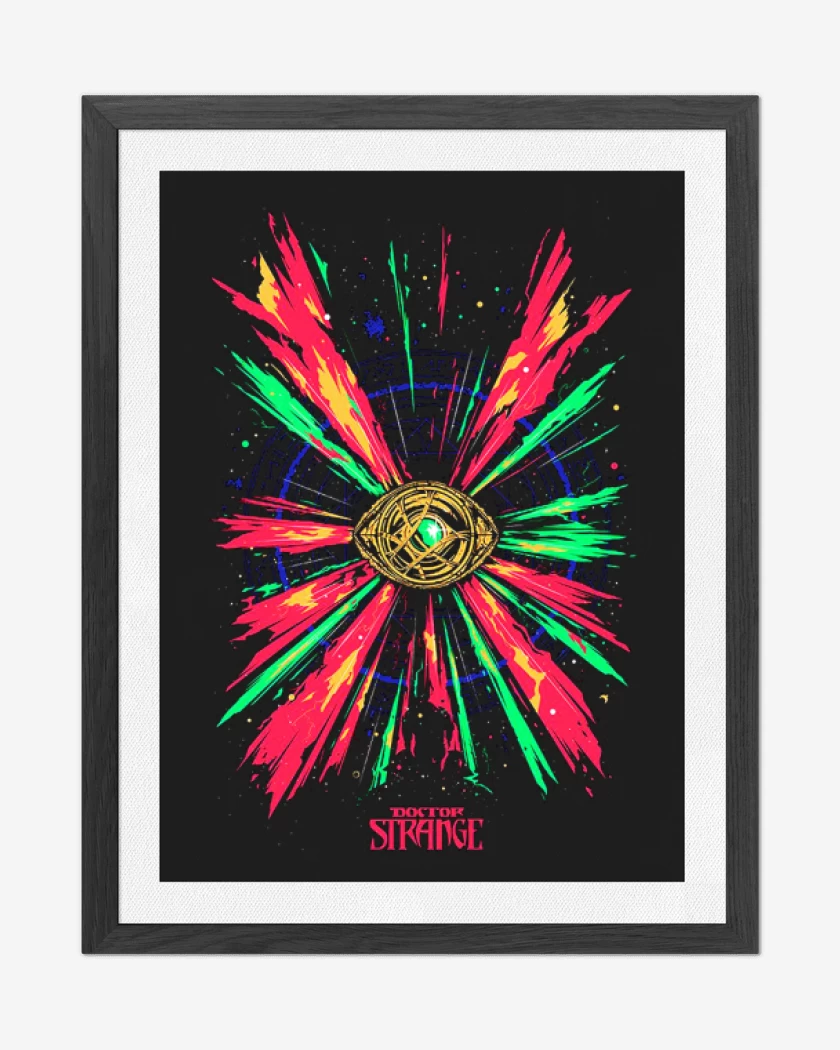 Cuadro decorativo Negro de doctor strange 1