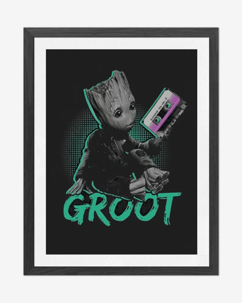 Cuadro decorativo Negro de groot